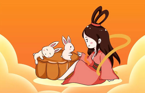 月餅送祝福,情意滿中秋！